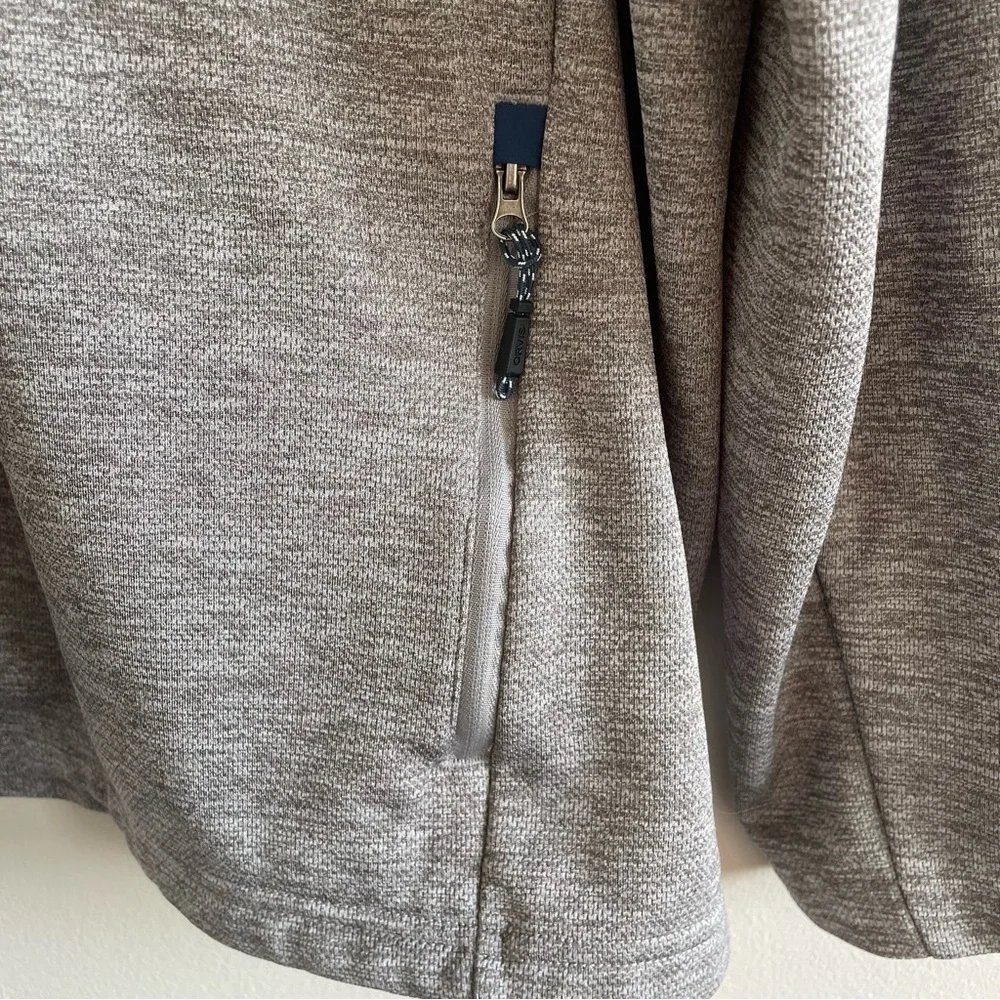 Orvis Men's Full Zip Up Jacket Blue/Heather Gray Size XXL